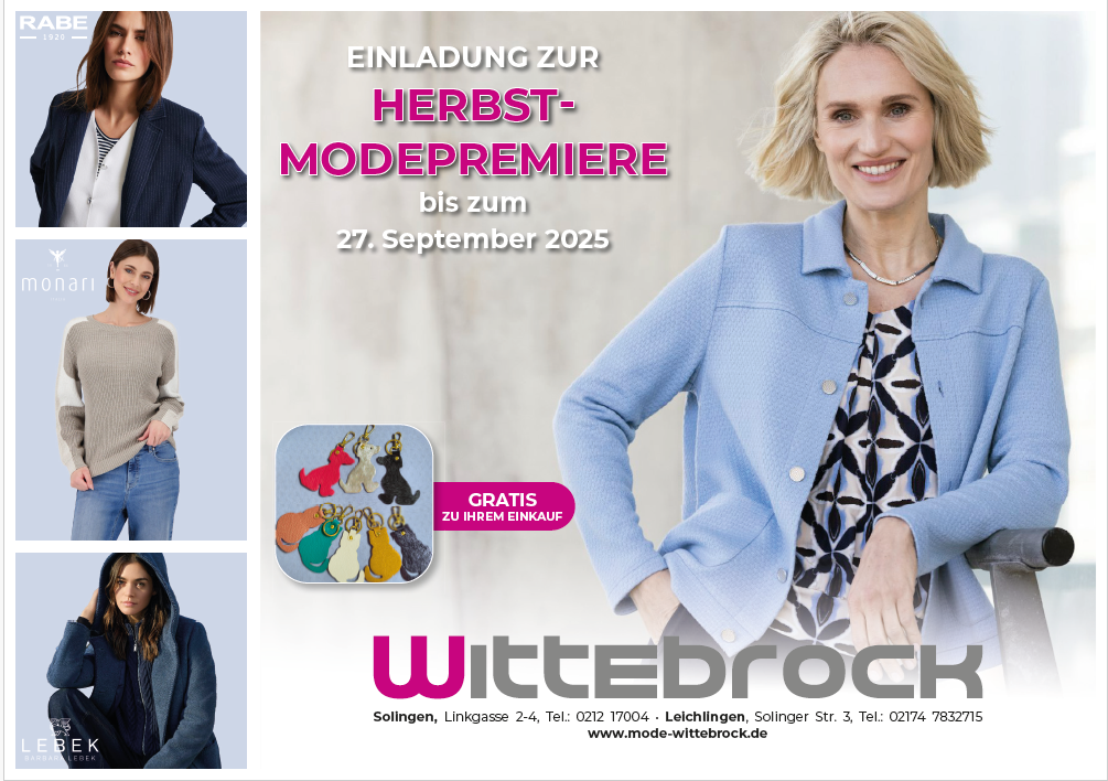 Herbst-Modepremiere bei Mode Wittebrock 2025